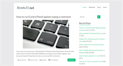 Desktop Screenshot of howtoit.net